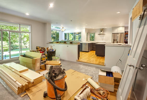 Professional Cabinet Refacing technician working in Bloomsbury, NJ